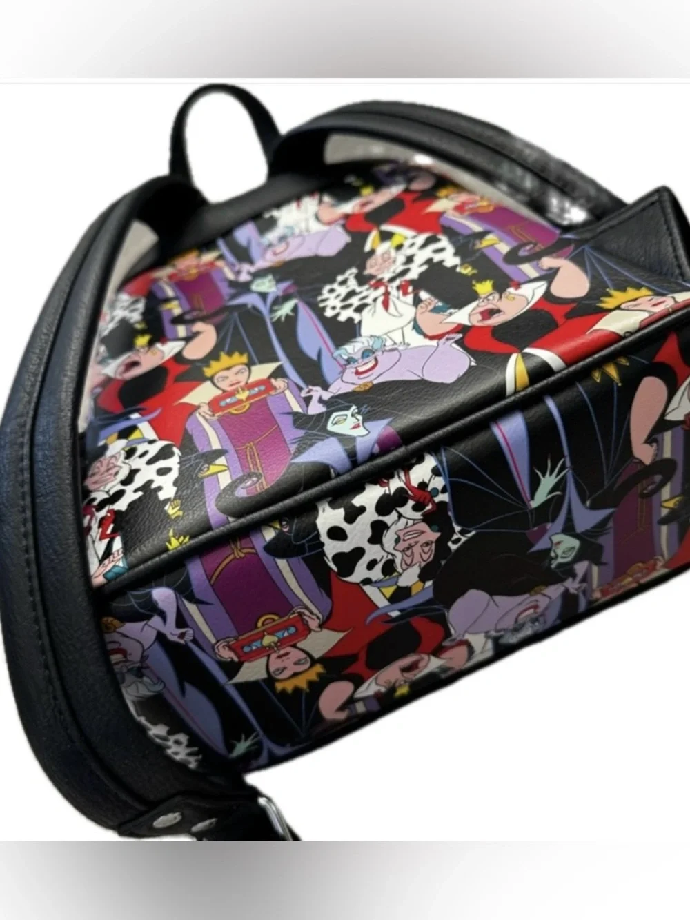 Loungefly Disney Villains Mini Backpack - Black, Red, Purple New Never Used!